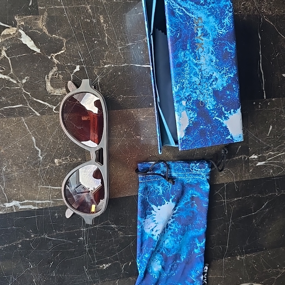 Slyk Wooden Sunglasses With Case